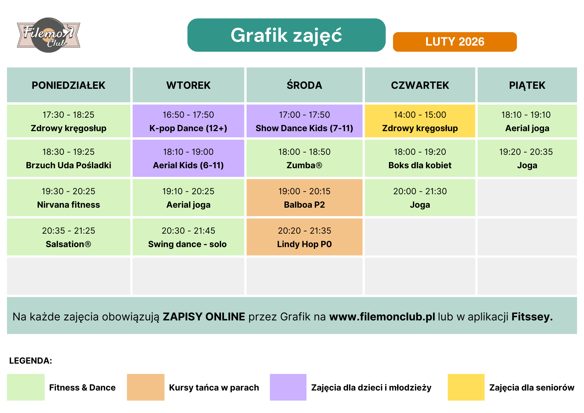Filemon Club - Studio Tańca i Fitness Poznań Piątkowo